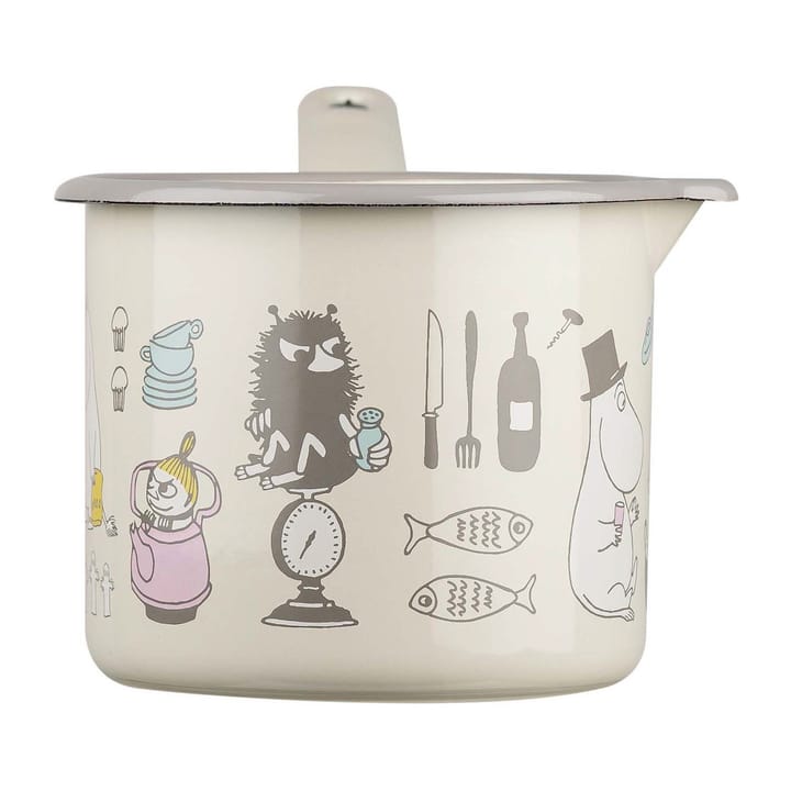 Moomin Bon Appétit saucepan 1.3 liter, 米色 Muurla