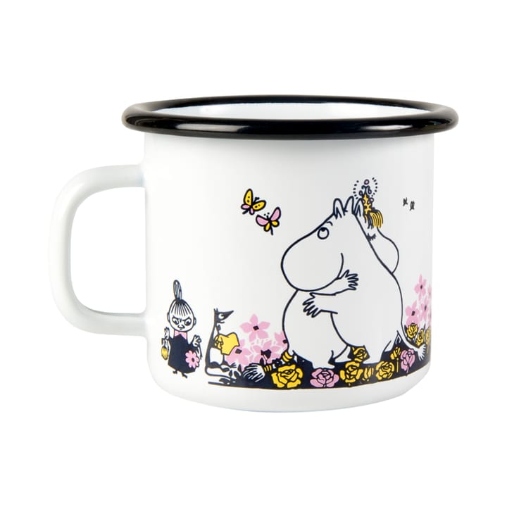 Moomin enamel 马克杯 hugs 25 cl - 白色 - Muurla