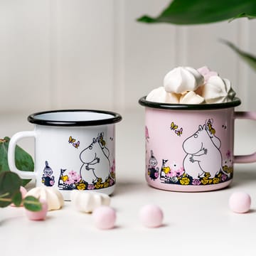 Moomin enamel 马克杯 hugs 25 cl - 白色 - Muurla