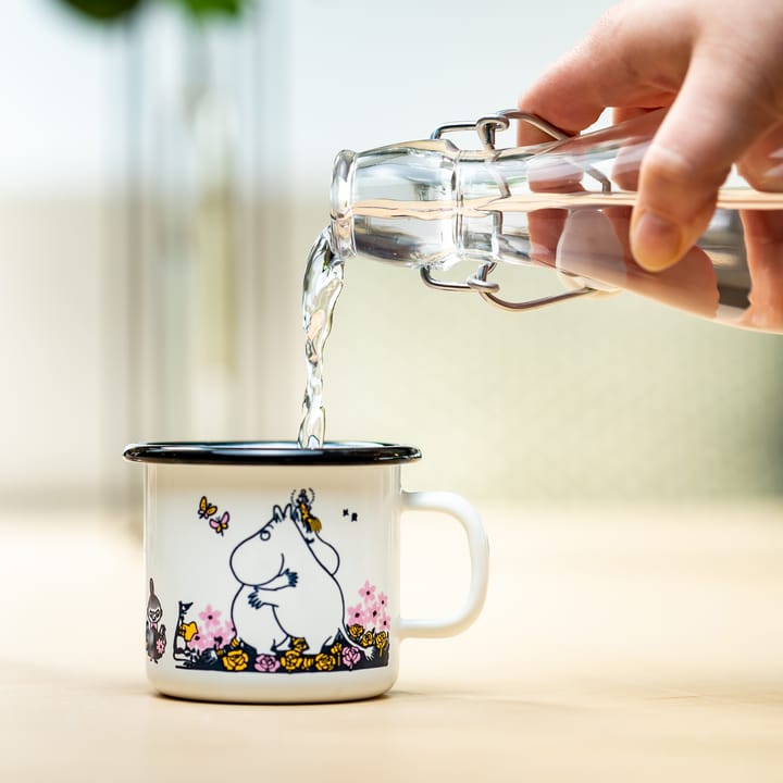 Moomin enamel 马克杯 hugs 25 cl - 白色 - Muurla