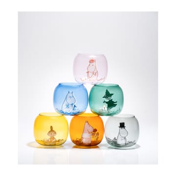 Moomin pappa tea light holder 9.5 cm - 灰色 - Muurla