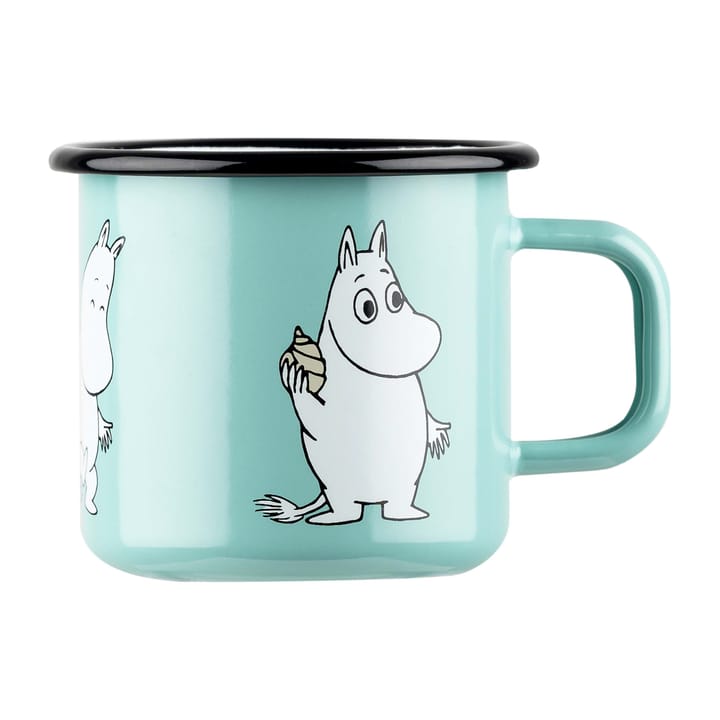 Moomin Retro enamel 马克杯 37 cl - 薄荷色 - Muurla