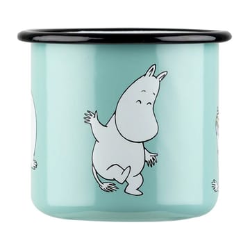 Moomin Retro enamel 马克杯 37 cl - 薄荷色 - Muurla