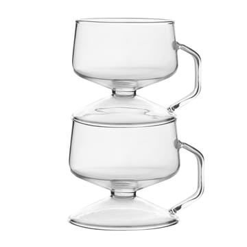 Olo glass for warm drinks 30 cl 两件套装 - clear - Muurla