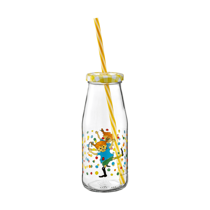 Pippi bottle （含盖子） 和 吸管 4.5 dl - Boing-boing - Muurla