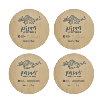 Pippi coasters 4件 - Boing-boing - Muurla