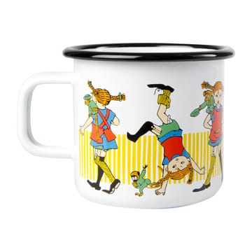 Pippi Longstocking enamel 马克杯 3.7 dl - White - Muurla