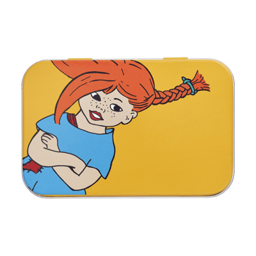 Pippi metal tin 10x6.5x3 cm - The Strongest Girl - Muurla