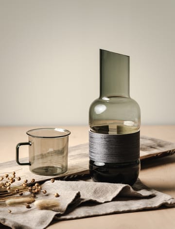 Veneer carafe 1 L - 灰色-coal 黑色 - Muurla