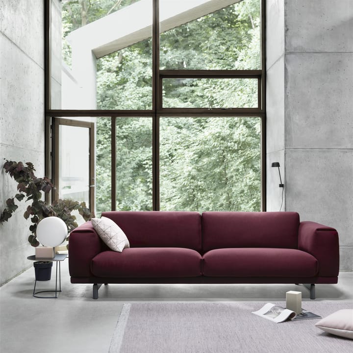 Airy sofa 桌子 half size - 黑色 - Muuto