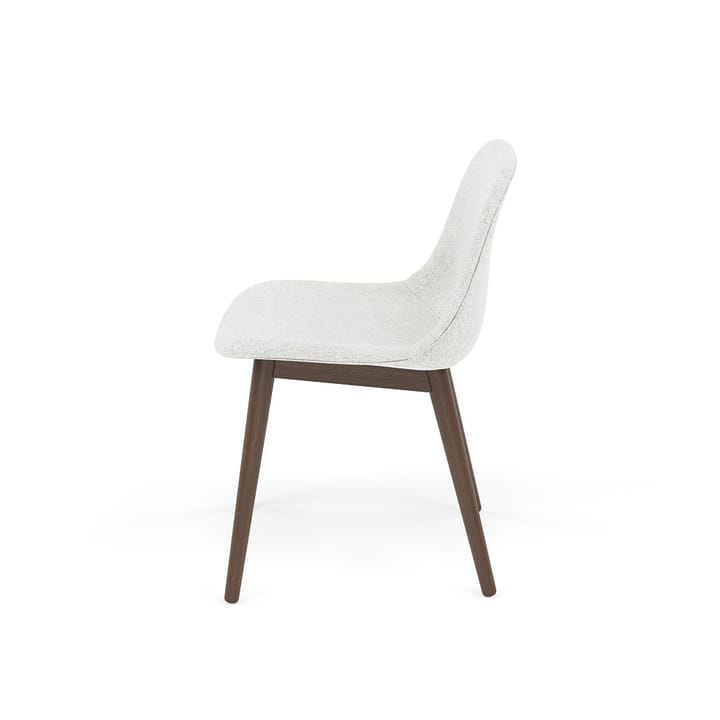 Fiber Side 椅子 with wooden legs - Hallingdal nr110-stained 深褐色 - Muuto