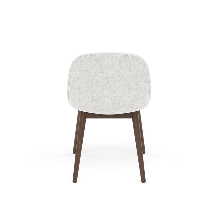 Fiber Side 椅子 with wooden legs - Hallingdal nr110-stained 深褐色 - Muuto