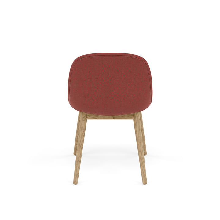 Fiber Side 椅子 with wooden legs - Re-wool 558-自然木色 - Muuto