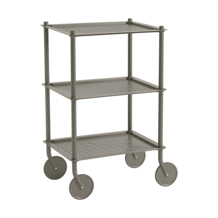 Flow 3-layer trolley 90 cm - 灰褐色 - Muuto