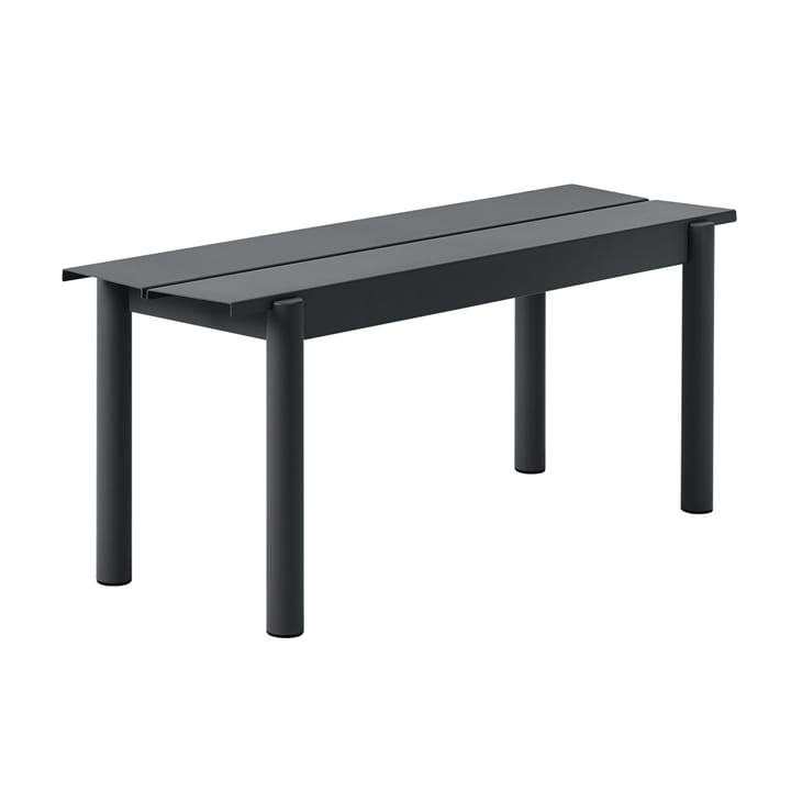 Linear steel bench 110 cm - 黑色 - Muuto