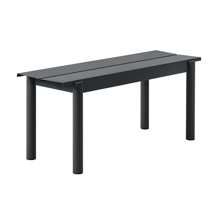 Linear steel bench 110 cm, 黑色 Muuto