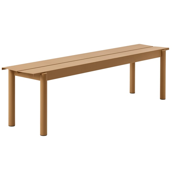 Linear steel bench 170 cm - Burnt 橘色 - Muuto