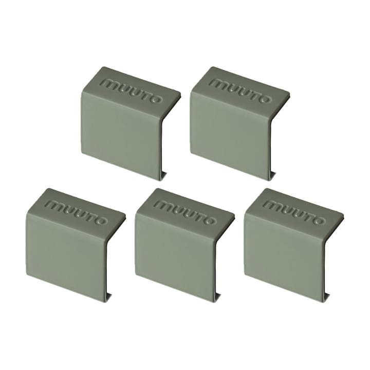 Mini stacked 2.0 clips, 5 pack - 绿色 - Muuto