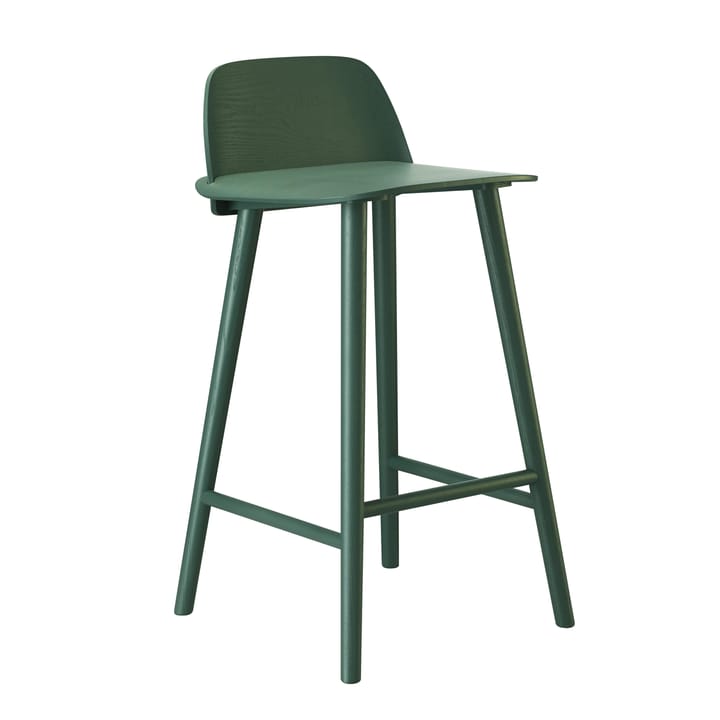 Nerd Barstool - Dark-绿色 - Muuto