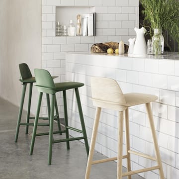 Nerd Barstool - Dark-绿色 - Muuto