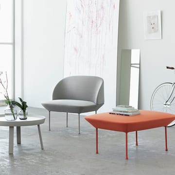 Oslo pouf - Steelcut 160-灰色 - Muuto