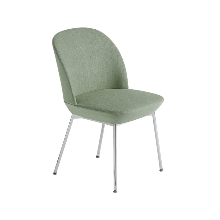 Oslo side 椅子 纺织品 upholstered - Sto 941-镀铬色 - Muuto