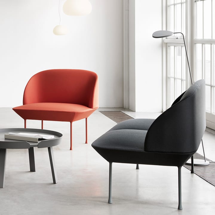 Oslo sofa 1-seat - Steelcut 180-深灰色 - Muuto