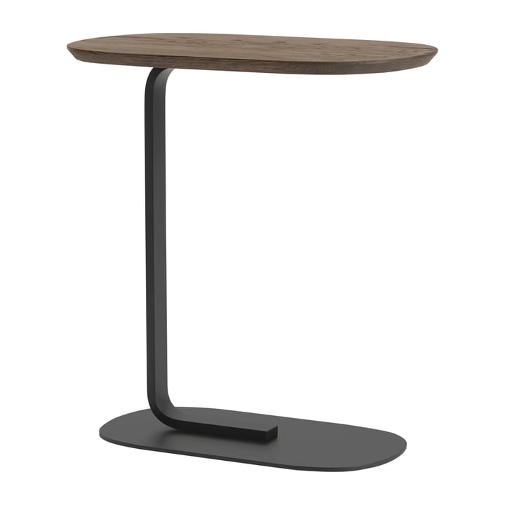 Relate sidetable 60,5 cm - Smoked oak-黑色 - Muuto