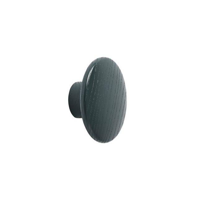 The Dots clothes hook  dark green, XS Muuto