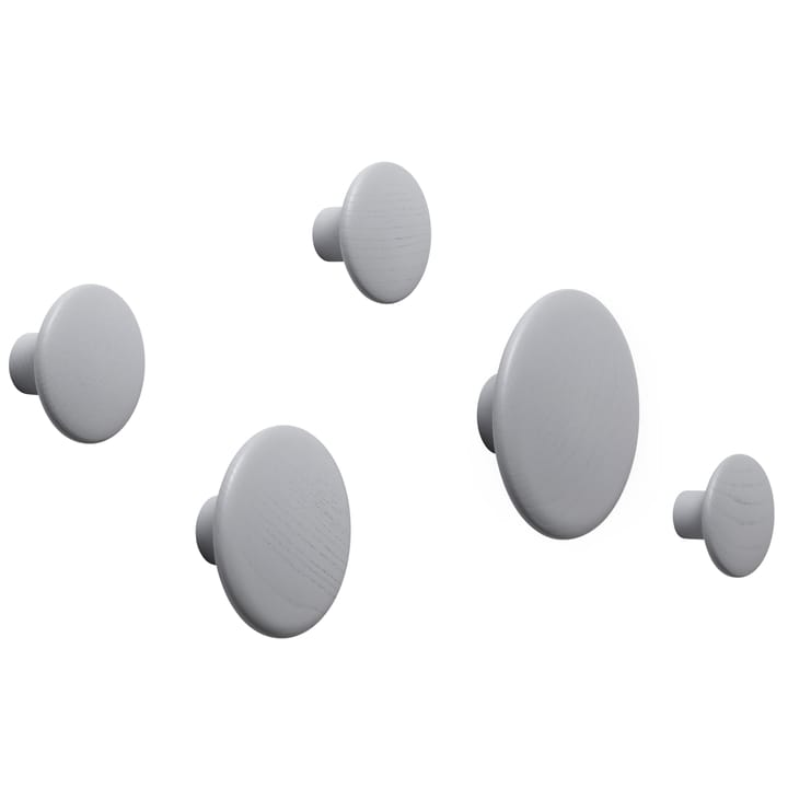 The Dots clothes hook grey, medium Muuto