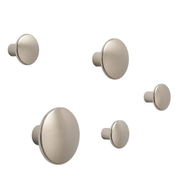 The Dots clothes hook metal 5 cm - 灰褐色（Taupe） - Muuto