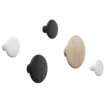 The Dots coat hook black - large - Muuto