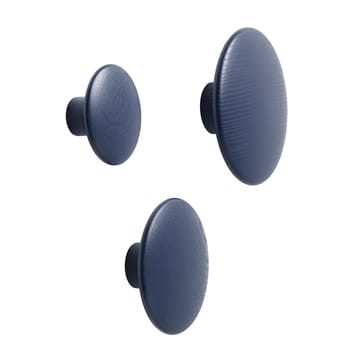 The Dots coat hook midnight blue - large - Muuto