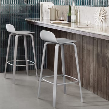 Visu barstool - 黑色-黑色 - Muuto