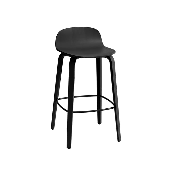 Visu barstool - 黑色-黑色 - Muuto