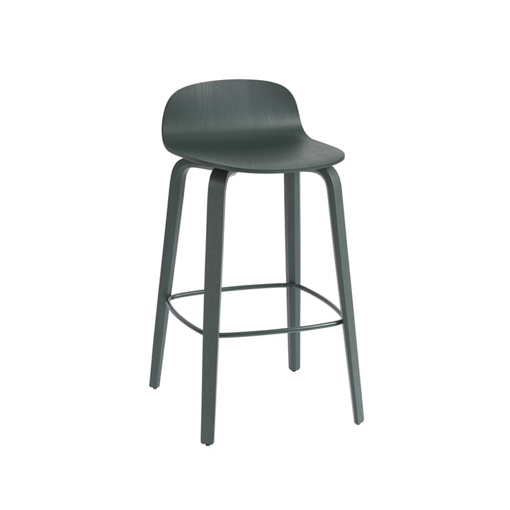 Visu barstool - 深绿-深绿 - Muuto