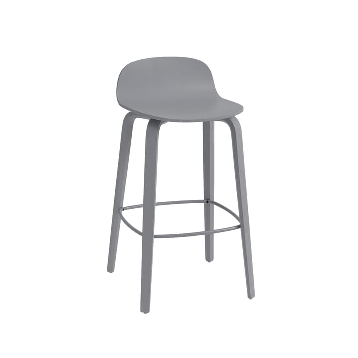 Visu barstool - 灰色-灰色 - Muuto