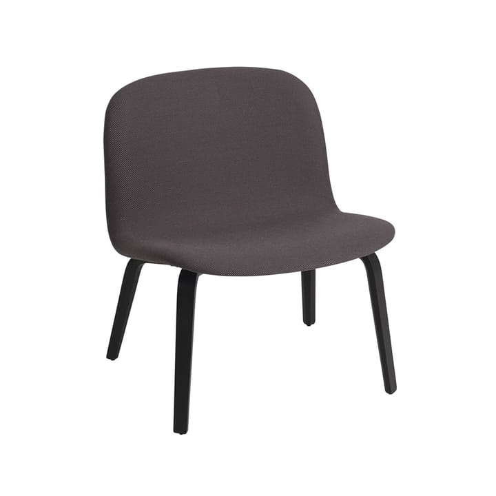 Visu lounge 椅子 upholstered 椅子 - Twill weave 160-黑色 - Muuto