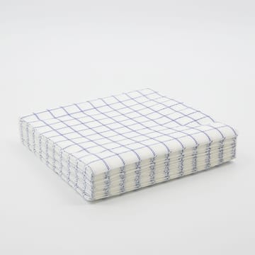 Check napkins 20x20 cm - 蓝色 - Nicolas Vahé