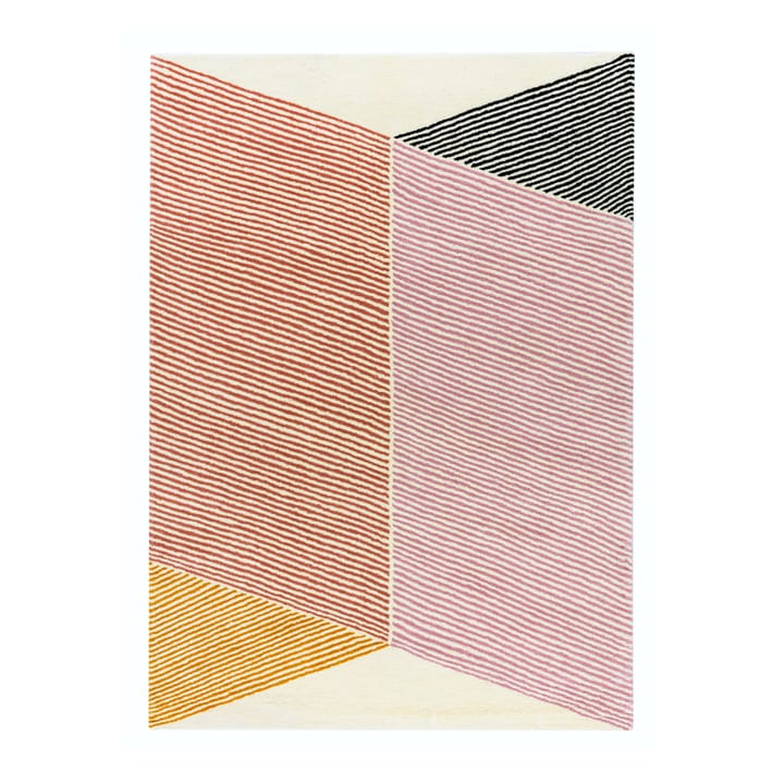 Rectangles 羊毛地毯 粉色 - 170x240 cm - NJRD