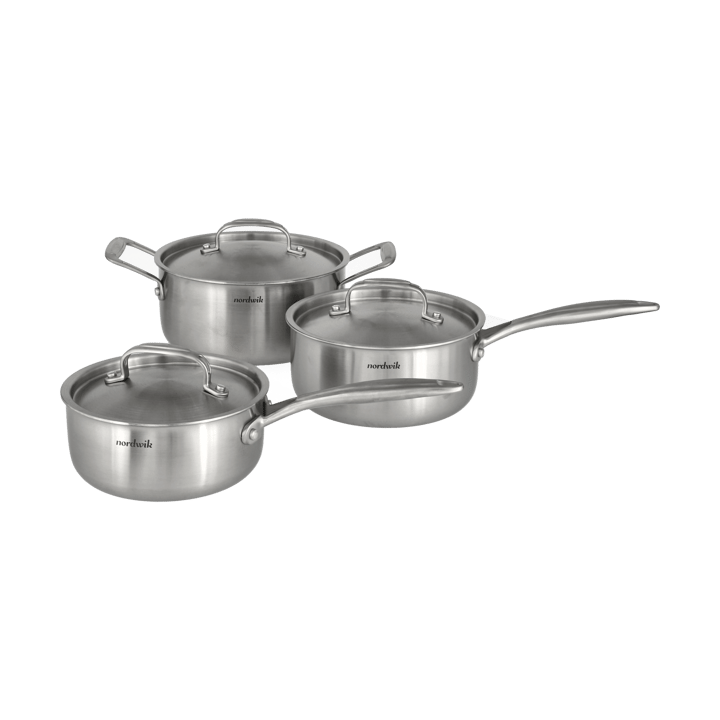 Nordwik 炊具套装 3-ply 3-pieces, 1.5 L, 2 L, 3 L Nordwik