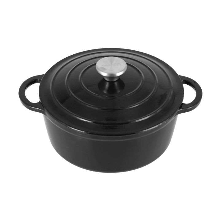 Nordwik cast iron pot round 2.5 l - 黑色 - Nordwik