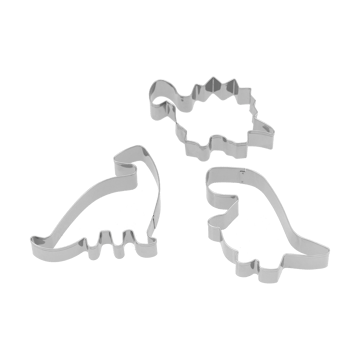 Nordwik gingerbread cutter dinosaur 3-piece 套装 - 不锈钢 - Nordwik