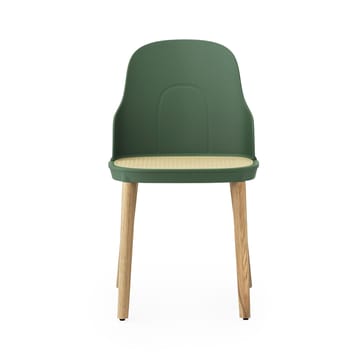 Allez moulded wicker 椅子 - Park 绿色-oak - Normann Copenhagen