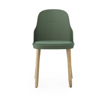 Allez 椅子 with 靠枕|靠垫 和 oak legs - Park 调和绿 - Normann Copenhagen