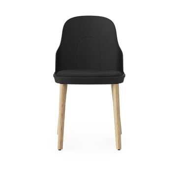 Allez 椅子 with 靠枕|靠垫 和 oak legs - 黑色 - Normann Copenhagen