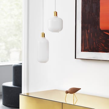 Amp 灯 小 - 白色-brass - Normann Copenhagen