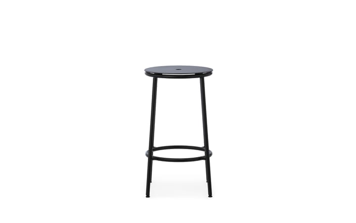 Circa barstool 65 cm 凳子 - 黑色 aluminium - Normann Copenhagen