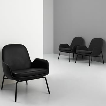 Era Low lounge 椅子 - 皮革 tango 黑色 - Normann Copenhagen