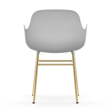 Form armchair bronze legs - 白色 - Normann Copenhagen